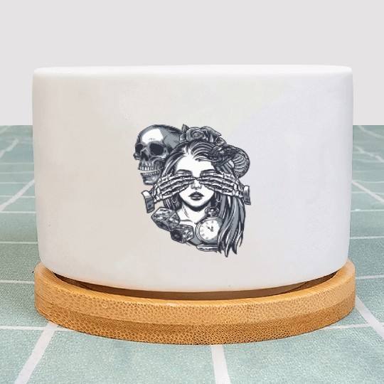 Chicano Street Art Plant Pots