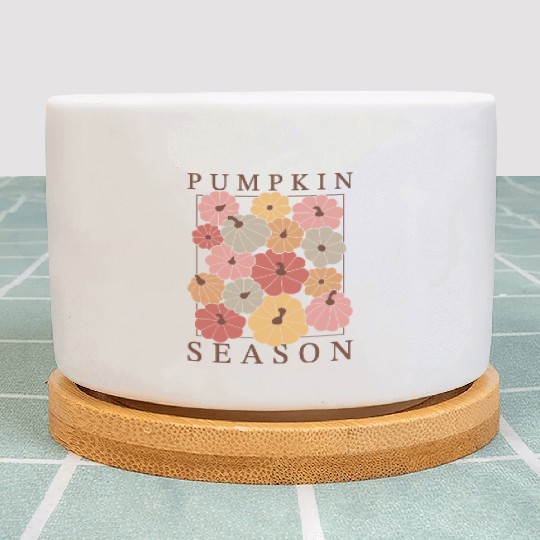 Boho Pumpkin Season: Fall Vibes & Autumn Charm Plant Pots