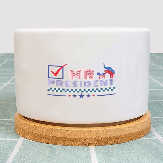 MR President US President, Trump 2024 Election Plant Pots