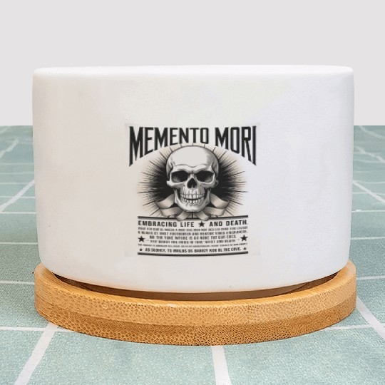 Memento Mori Embracing Life and Death Plant Pots