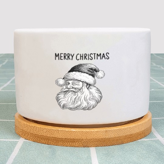 Illustrative Merry Christmas Plant Pots
