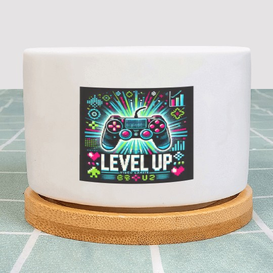 game level up Plant Pots