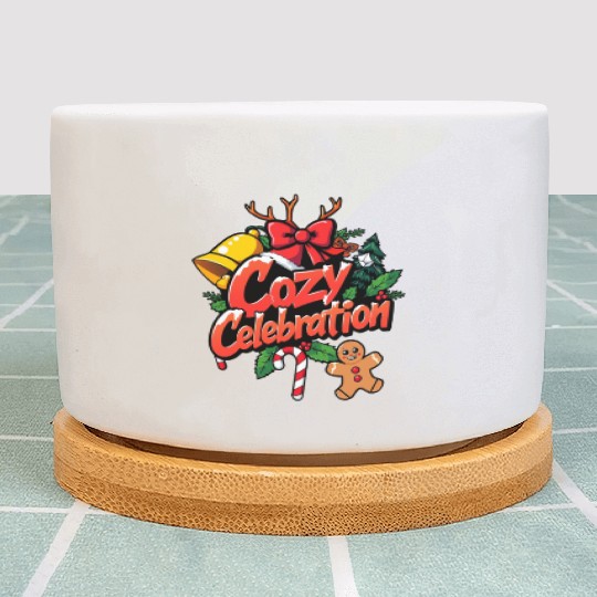 Cozy Holidays Plant Pots