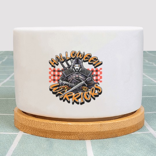 halloween warriors Plant Pots