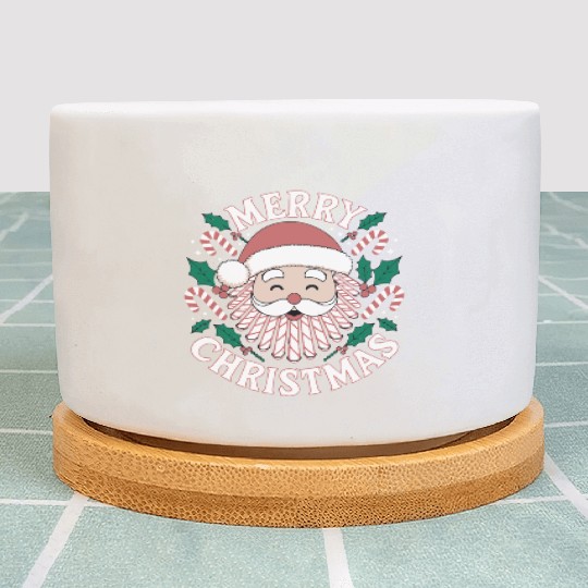 Merry Santa Claus – Merry Christmas Design Plant Pots