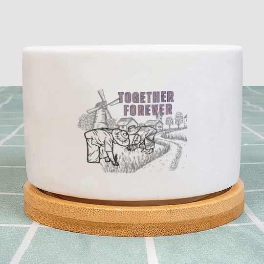 Together forever - till death do us part Plant Pots