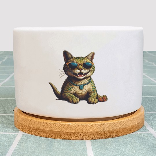 A Tail of Two Kitties Plant Pots