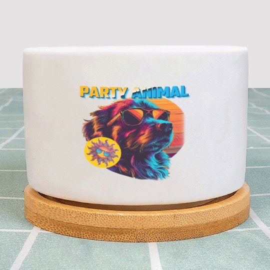 Party Animal Vintage Plant Pots