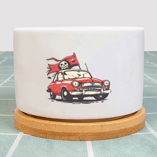 Communist Soviet Pirate Retro Car Plant Pots