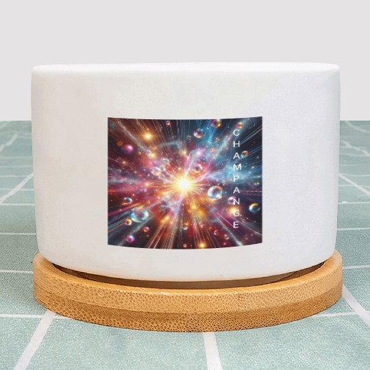 Champagne Supernova Plant Pots