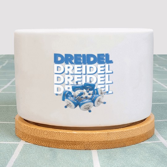 Spinning Dreidels Hanukkah Fun Plant Pots