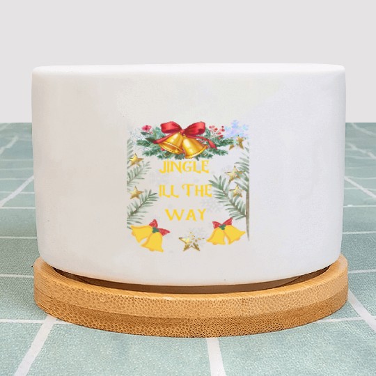 Christmas Cheer in a cup Funny Christmas on Bella Plant Pots