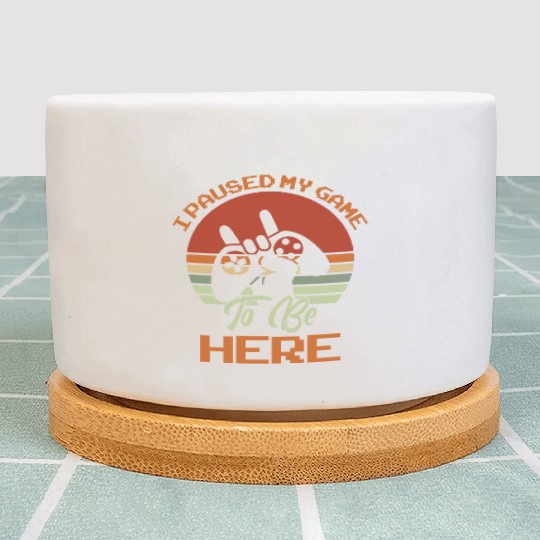 I paused my game to be here Plant Pots