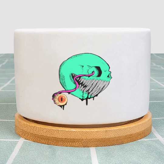 Cringe Zombie Pac Man Plant Pots