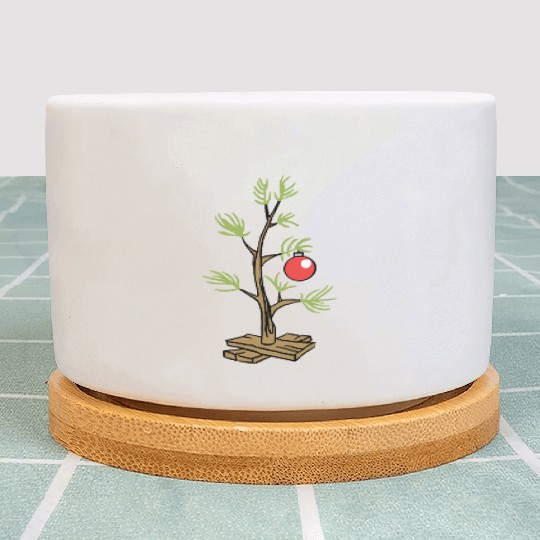 Funny Christmas Tree Peanuts Christmas Plant Pots