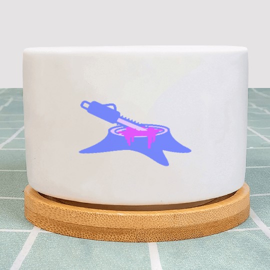 Chainsaw Tree Felling Lumberjack Forest Stump Wood Plant Pots