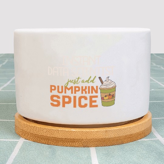 Data Scientist Thanksgiving Pumpkin Spice Plant Pots