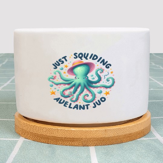 The Octopus Who Loved Lunch Plant Pots