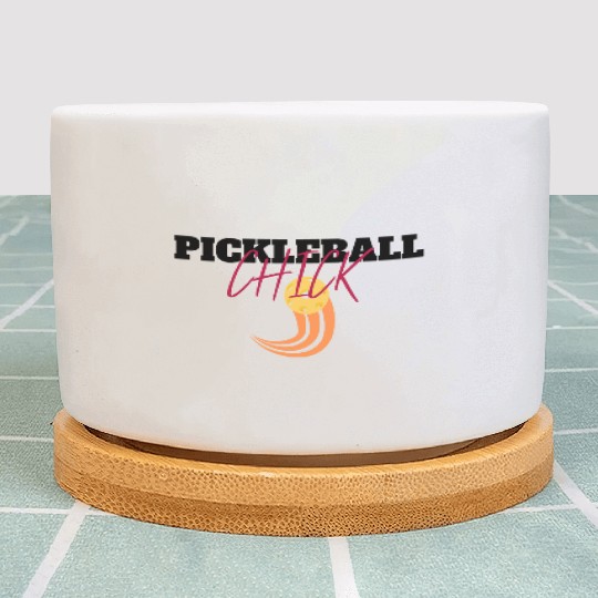 Unique Pickleball Design for Women & Girls Players Plant Pots