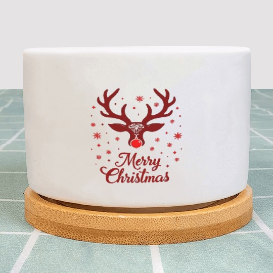 Christmas Reindeer Plant Pots
