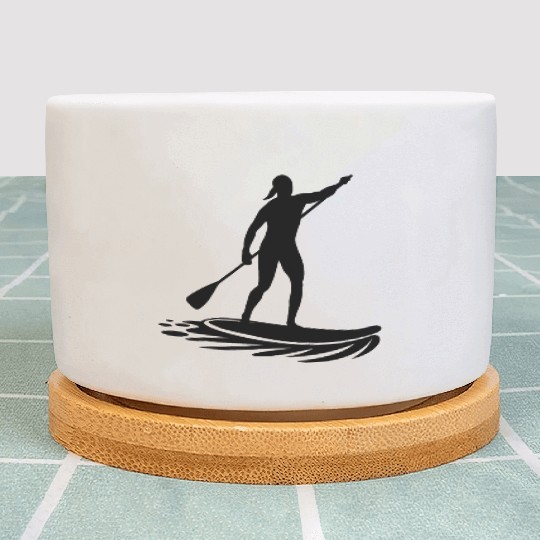Stand Up Paddle Leisure Vacation Plant Pots