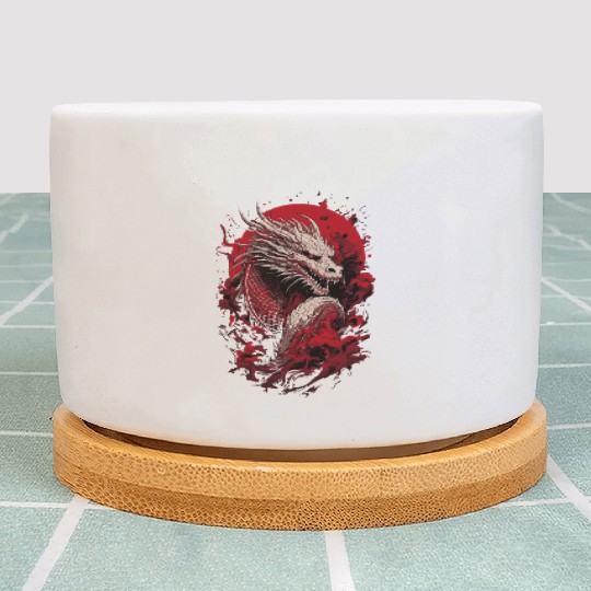 Japanese Dragon, Ghostly Plant Pots