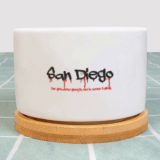 San Diego Creepy Font Plant Pots