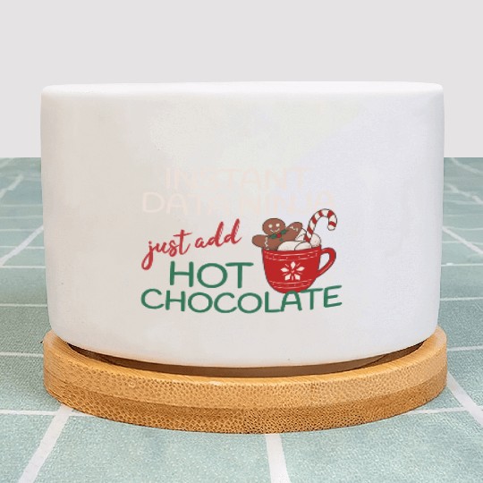 Data Ninja xmas hot Chocolate Christmas Plant Pots