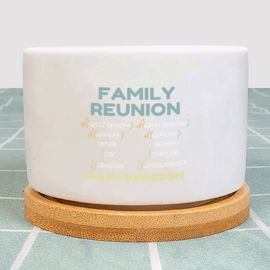 Family reunion funny math equation family members Plant Pots