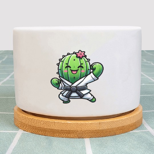Cactus Cookie Cartoon Sweet Dessert Snack Plant Pots