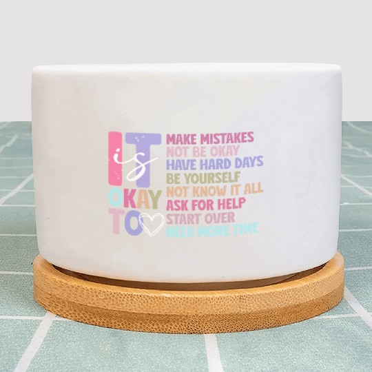 Be Yourself - Embrace Mistakes Plant Pots