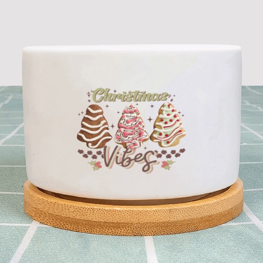 Christmas Vibes Plant Pots