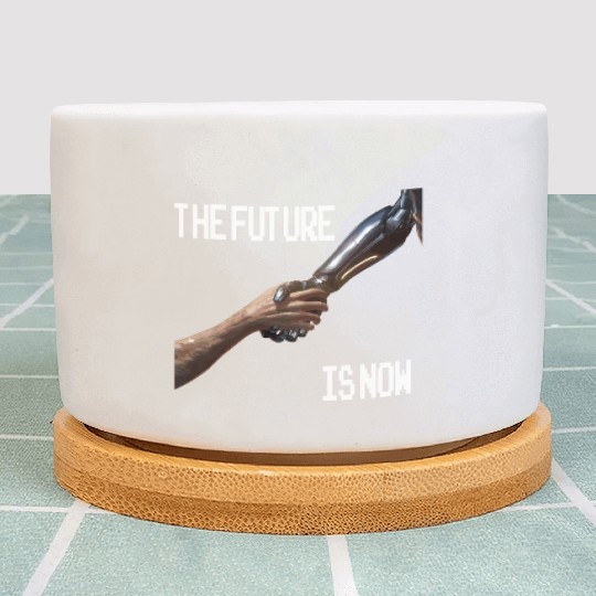 The Future is now Robot Robotic Science AI Plant Pots