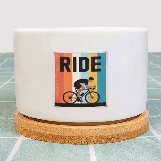 Retro Cycling Plant Pots | Vintage Style for Bike Lovers