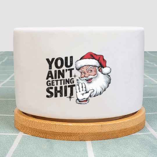 Santa Claus Christmas, Merry Christmas Plant Pots