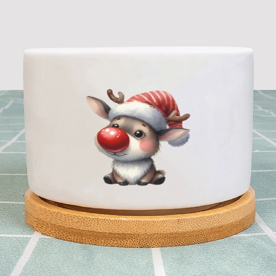 Reindeer Christmas, Cute Christmas Plant Pots