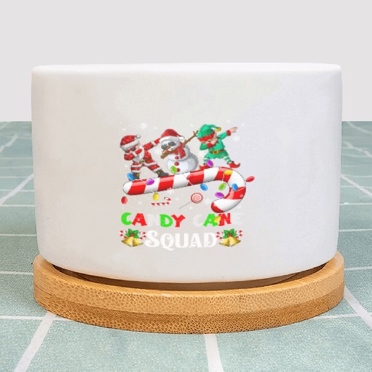 Dabbing Santa Elf Snowman Candy Cane Christmas Plant Pots