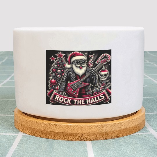 Rocker father xmas Plant Pots