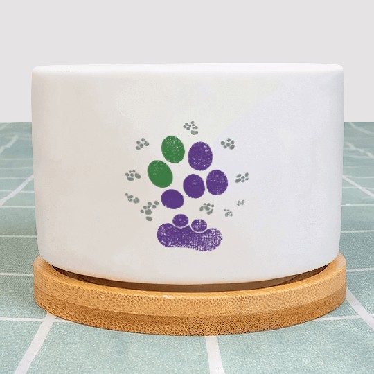 AroAce Cat Paw Prints Plant Pots