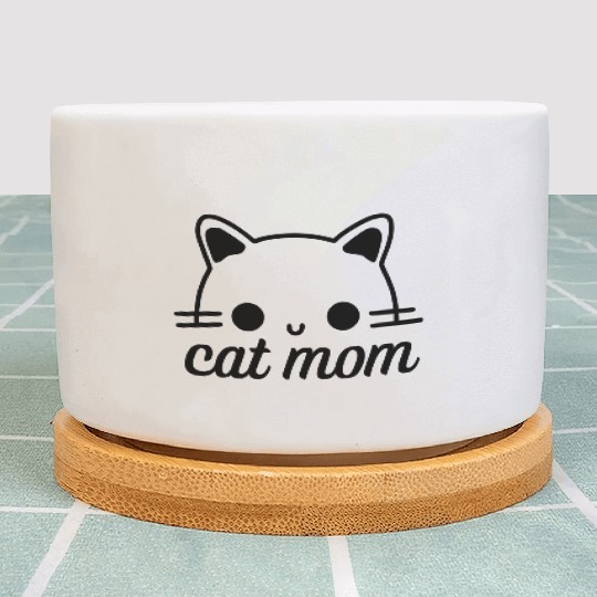 CAT MOM Plant Pots