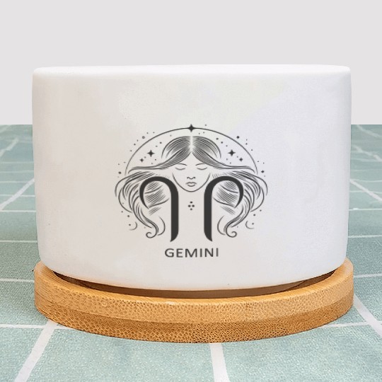 Zodiac Gemini Plant Pots