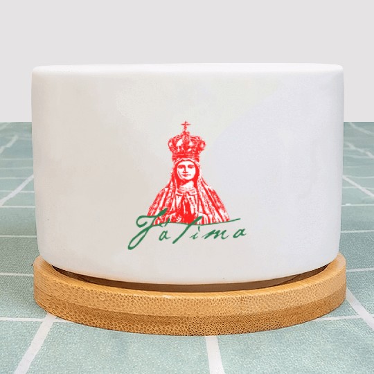 Our Lady of Fátima Plant Pots