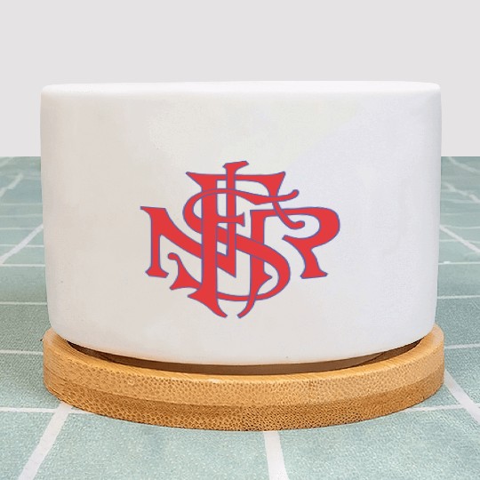 Our Lady of the Rosary of Fátima - NSRF monogram Plant Pots