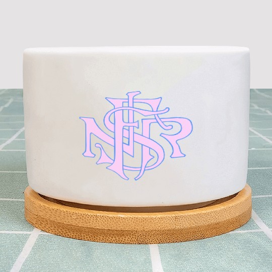 Our Lady of the Rosary of Fátima - NSRF monogram Plant Pots