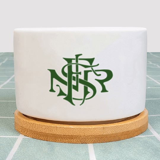 Our Lady of the Rosary of Fátima - NSRF monogram Plant Pots