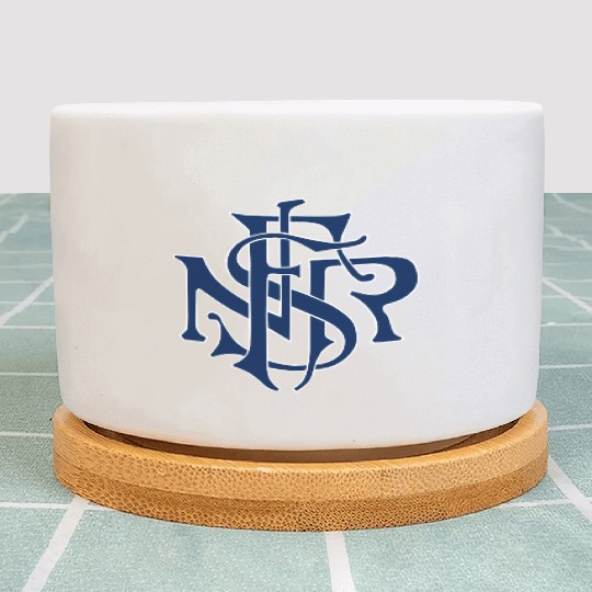 Our Lady of the Rosary of Fátima - NSRF monogram Plant Pots