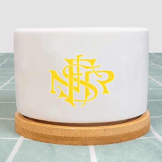 Our Lady of the Rosary of Fátima - NSRF monogram Plant Pots
