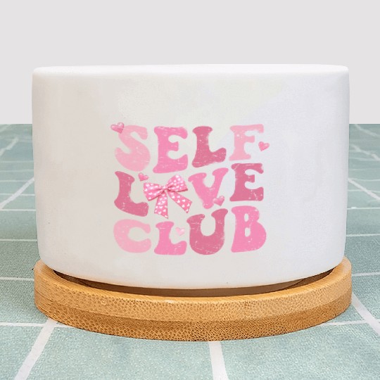 Self Love Club, Valentine Retro Plant Pots