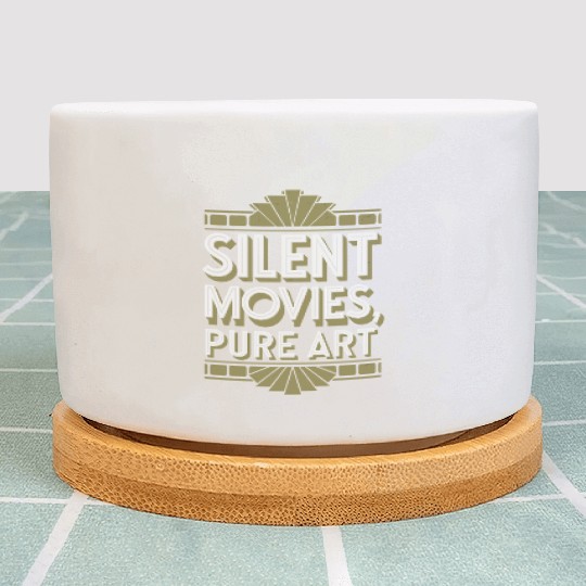 Silent Movie Fan Vintage Cinema Classic Film Lover Plant Pots
