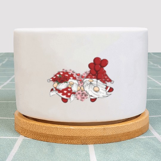 Gnomes Valentines Revelin Plant Pots